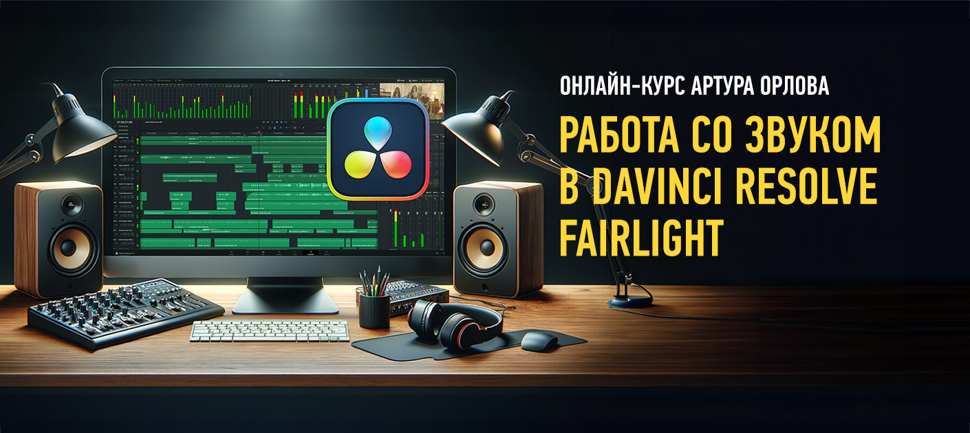 Работа со звуком в DaVinci Resolve Fairlight